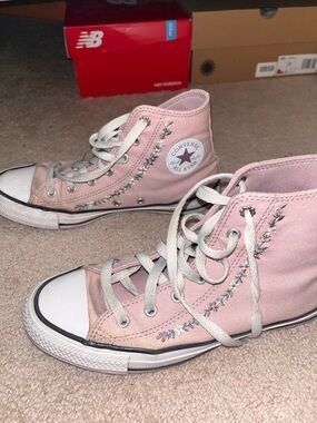 Flower Pink Converse